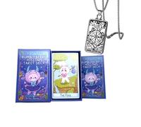 Bumbleberry Hollows Tarot Deck - 78 Cards Set - Elegant Box Packaging - Perfect for Beginners - Includes Tarot Necklace