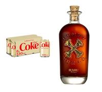 Bumbu Original Rum 70 iet Coke No Caffeine 8 x 330 ml | Rum & Diet Coke No Caffeine Bundle