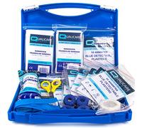 bumbur Catering First Aid Kit - Kitchen Safety Protection Blue Plasters & Dressings