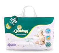 Bumbyy Premium Leak-Proof Baby Nappies Size 4 | Ultra-Absorbent, Soft & Thin | Hypoallergenic 40 Baby Diapers for Sensitive Skin | Chemical-Free & Dermatologically Tested