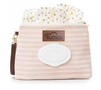 Bumco Diaper Clutch Bag - Portable Wipes Dispenser & Diaper Holder, Airtight Travel Baby Wipes Case, Wipe Dispenser Travel Baby Wipes Dispenser On the Go, Diaper Wristlet