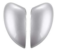 Bumdenuu 1 Pair Left/Right Silver Rearview Side Mirror Replacement Cover Cap Case Shell for for Fiesta Mk7 2008 2009 2010 2011 2012 2013 2014 2015 2016 2017