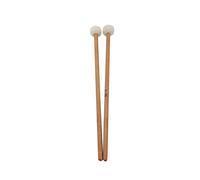 Bumdenuu 1 Pair of Felt Drum Sticks with Wooden Handle for Percussion Instrument Accessories