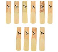 Bumdenuu 10Pcs Alto Saxophone Sax Reeds Classic Alto Reed For Saxophone 2.5 Strength 2 1/2 Music Xmas Gift Musical Instruments