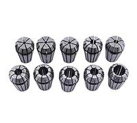 Bumdenuu 10PCS Spring Collet ER16 Collet Chuck Motor Shaft Extension Rod Spindle Collet Lathe Tools Holder Inner 10MM