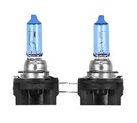 Bumdenuu 2x H11B 55W Car Halogen Light Headlight Bulb Lamp Bright White 6000K DC12V