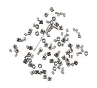 Bumdenuu 50 Pcs 3mm Wire Rope Clamps for Cable Fastening Clip Adjustable Screw Copper Metal Accessory Sling Fixing Accessories