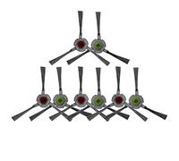Bumdenuu 8 Pcs Replacement Parts Side Brush for Ecovacs Deebot OZMO U2 DGN22 U2 Pro Robot Vacuum Cleaner Accessories