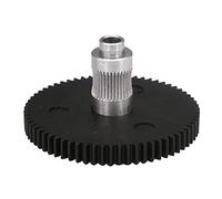 Bumdenuu For Artillery Sidewinder X1 Extruder Gear with 66-Tooth Steel and Plastic for Aero Extruder Feed Gear