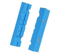 Bumdenuu Jaw Pads Bench 5 Inches, 1 Pair Soft Jaws for Jaws Bench Covers Universal Jaws Design Multiple Slots Grip Plastic Metal