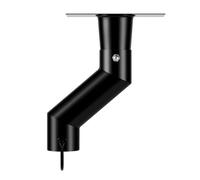 Bumdenuu Rain Chain Channel Adapter Black Installation Suit for Channel Downspout Outlet