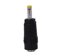 Bumdenuu Yellow Tip 4.0x1.7 mm Male Plug to 5.5x2.1mm Female DC Power Connector Black
