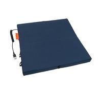 Bumfire Heated Outdoor Seat Cushion, USB Battery, Navy | 35 x 35 cm, for stadium, camping and fishing, foldable, water-resistant, 37-39 °C, powerbank operated