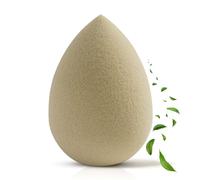 Bumfuzz Green Tea Beauty Sponge - Plant-Based, Eco-Friendly, Cruelty-Free, Dye-Free & Latex-Free Blender, Biodegradable & Vegan Makeup Sponge, Makeup Blender, Perfect for Liquid & Powder (1 Count)