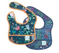 Bumkins Baby Starter Bib, Jungle & Animal Prints, 3-9 Months (Pack of 2)