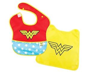 Bumkins DC Comics Wonder Woman Logo Superbib with Cape