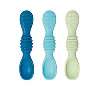 Bumkins Dipping, Feeding, Baby Led Weaning, Training Spoons, 3 Months+, 3-Pack - Gumdrop