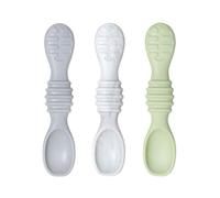Bumkins Dipping, Feeding, Baby Led Weaning, Training Spoons, 3 Months+, 3-Pack - Taffy