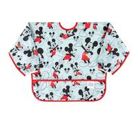 Bumkins Disney Baby Waterproof Sleeved Bib, Mickey Classic, 6-24 Months