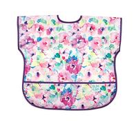 Bumkins Junior Bib, Adjustable Hook & Loop Closure, Catch-All Pocket, Baby-Led Weaning, Waterproof, Machine Washable, Stain & Odour Resistant, BPA Free, 1-3 Years, Watercolour Design