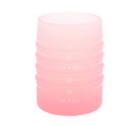 Bumkins Platinum Silicone Starter Training Cup for Babies, 2 oz Capacity, Ages 4 Months+ (Pink)