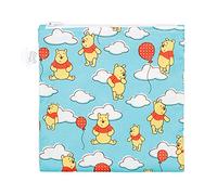 Bumkins Sandwich Bag/Snack Bag, Disney Reusable, Washable, Food Safe, BPA Free, 7x7 - Winnie The Pooh