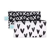Bumkins SBS2-GG Reusable Snack Bags, Polyester, XOXO & Hearts-Sm