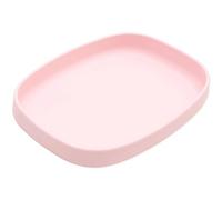Bumkins Silicone Grip Dish, Suction Plate, Divided Plate, Baby Toddler Plate, BPA Free, Microwave Dishwasher Safe - Pink