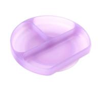 Bumkins - Silicone Suction Cup Dish (3 Compartments) - Jelly Purple