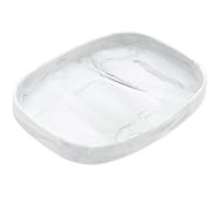 Bumkins Silicone Suction Grip Tray, Kids Large Plate, BPA Free, Microwave and Dishwasher Safe, Marble