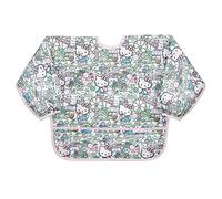 Bumkins Sleeved Bib Hello Kitty Baby Bib/Toddler Bib/Smock, Waterproof, Washable, Stain and Odor Resistant, 6-24 Months