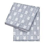 Bumkins Splat Mat for Art & Craft, Playtime, Mealtime, Waterproof, Washable, Easy Wipe Mat for Floor, Table or Under Highchairs, 107 x 107 cm, Arrows Design