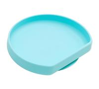 Bumkins Toddler and Baby Suction Plates, Silicone Grip Dish for Babies and Kids, Baby Led Weaning, Baby Feeding Supplies, Platinum Silicone for Babies 6 Months