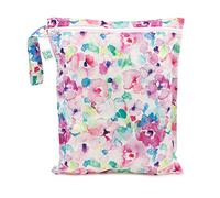 Bumkins Waterproof Wet Bags for Baby, Travel, Swimsuit, Cloth Diapers, Pump Parts, Gym Clothes, Toiletries, Strap to Stroller, Zipper Reusable Bag, Packing Pouch