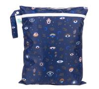 Bumkins Waterproof Wet Dry Bag for Baby, Travel, Swimsuit, Cloth Diapers, Evil Eye