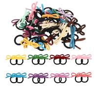 Bumlofa 40 Small Bands with Bows Hair Bows Girls