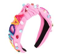 Bumlofa Ladies Wide Pink Birthday Queen Headband - Perfect Birthday Accessory