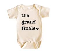Bump and Beyond Designs Last Child Pregnancy Announcement - The Grand Finale, Oatmeal, 0-3 Monate