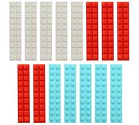 Bump Dots for Visually Impaired 200 PCS Low Vision Aids Braille Stickers Raised Tactile Dots Comes with 100 Pieces of Bumps Suitable for the Elderly and the Blind (White 2.5MM Red 4MM Blue)