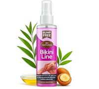 Bump Free So Natural Bikini Line Oil - 100ml Strawberry Like Skin & Ingrown Hair Treatment Razor Bump Prevention Soothing Post-Shave Oil Smooth, Recovered Skin After Waxing or Shaving