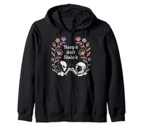 Bump It Don't Shake It Alien Greeting Jokes - Zip Hoodie