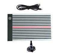 Bump Repair Lighting - Striped Panel 9.45 X 5.91 X 0.24 Inch | Reflection Tool | Professional Automotive Repair Lighting With Three Speed Adjustment For Automotive