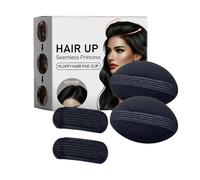 Bump Up Hair Clip - 3.58 Inches Nylon Black | Styling Accessory Set - 22g Invisible Tools for Braiding Bun Perfect for Weddings Daily Hairstyles Women Girls
