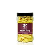 BUMPER BANANAS 750g Sweet Jar - A Personalised Gift Jar filled with your favourite Retro Sweets! - Happy Father’s Day