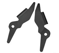 Bumper Bracket Set For Infiniti Q50 2014-2022 Left Right Passenger Side Metal Construction Direct Replacement Enhanced Stability Black OEM 622224GA0A IN1033101 622234GA0A IN1032101 Install