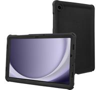 TECHGEAR Bumper Case for Samsung Galaxy Tab A11+ / A11 Plus & Tab A9+ / A9 Plus 11" (SM-X230/X236 & SM-X210/X215) Rugged Shockproof Soft Silicone Kids Case with Screen Protector, Easy Grip [Black]