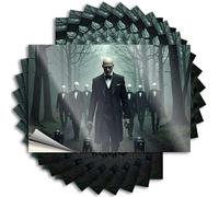 Bumper Coffee Waterproof Vinyl Sticker | A Mysterious Figure Leads His Squad Through The Misty Forest Aesthetic Laptop for Friends DIY Projects(6X9CM)