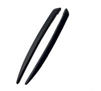 Bumper Cover Molding, 2pcs Unpainted Plastic, Front Driver Passenger Side Replacement, Direct Fit Install No Programming, For 2015-2020