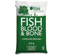 Bumper Crop Blood Fish Bone Fertiliser | 25kg Polythene Bag by Elixir Gardens | Treats over 350sqm
