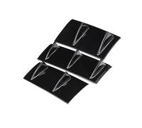 Bumper Diffuser Spoiler For A4 B8 A6 Spoiler General Shark Fin Three-Section Car Rear Bumper Lip 7-Fin Diffuser(Glossy Black)